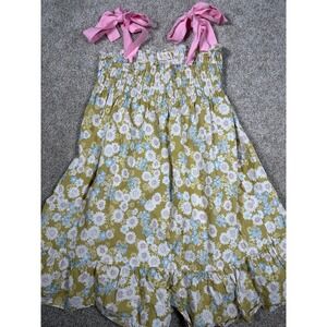 La Olivia Girls Boutique Cotton Bow Floral Dress 6